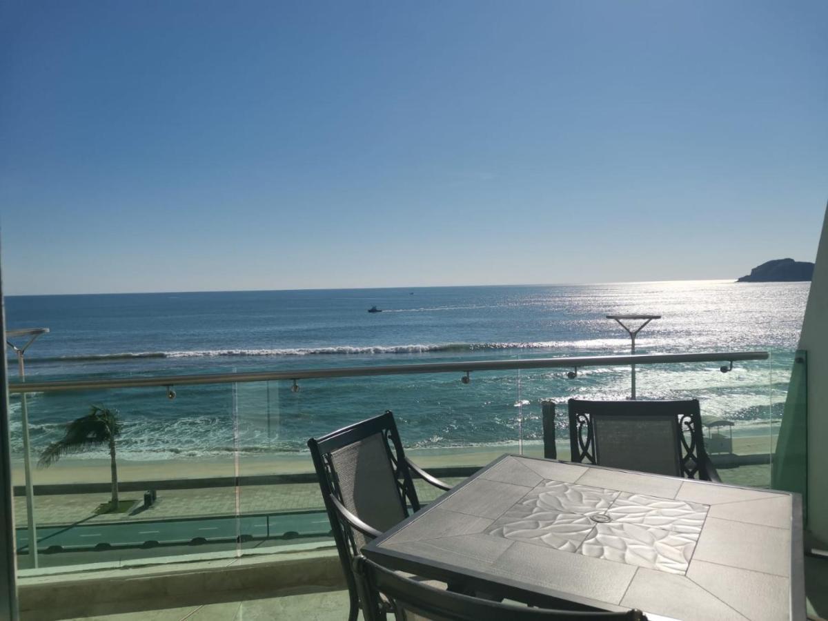 Hermoso Y Moderno Departamento Frente Al Malecon Con Preciosa Vista Al Mar Mazatlán Exteriör bild
