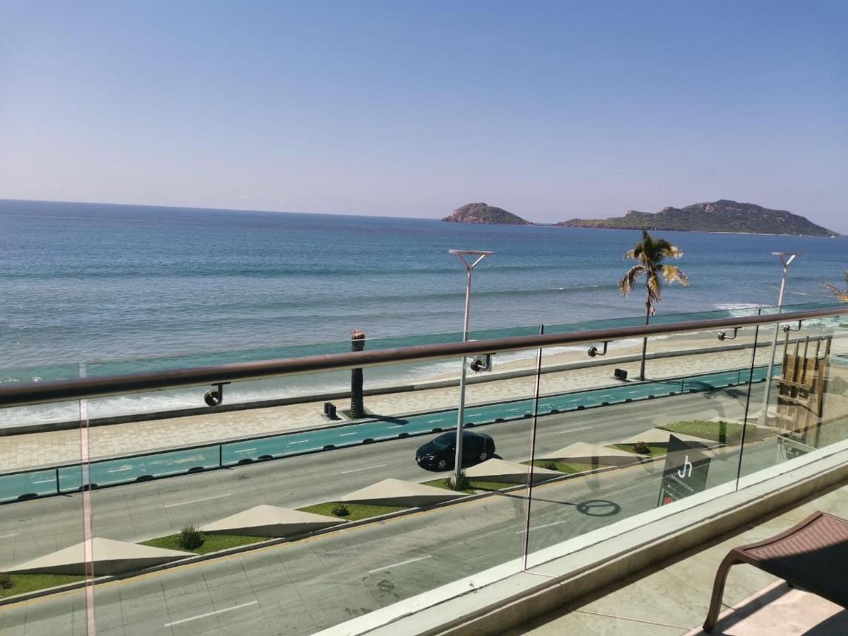 Hermoso Y Moderno Departamento Frente Al Malecon Con Preciosa Vista Al Mar Mazatlán Exteriör bild