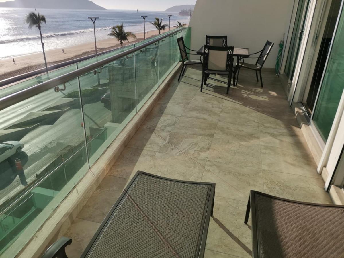 Hermoso Y Moderno Departamento Frente Al Malecon Con Preciosa Vista Al Mar Mazatlán Exteriör bild