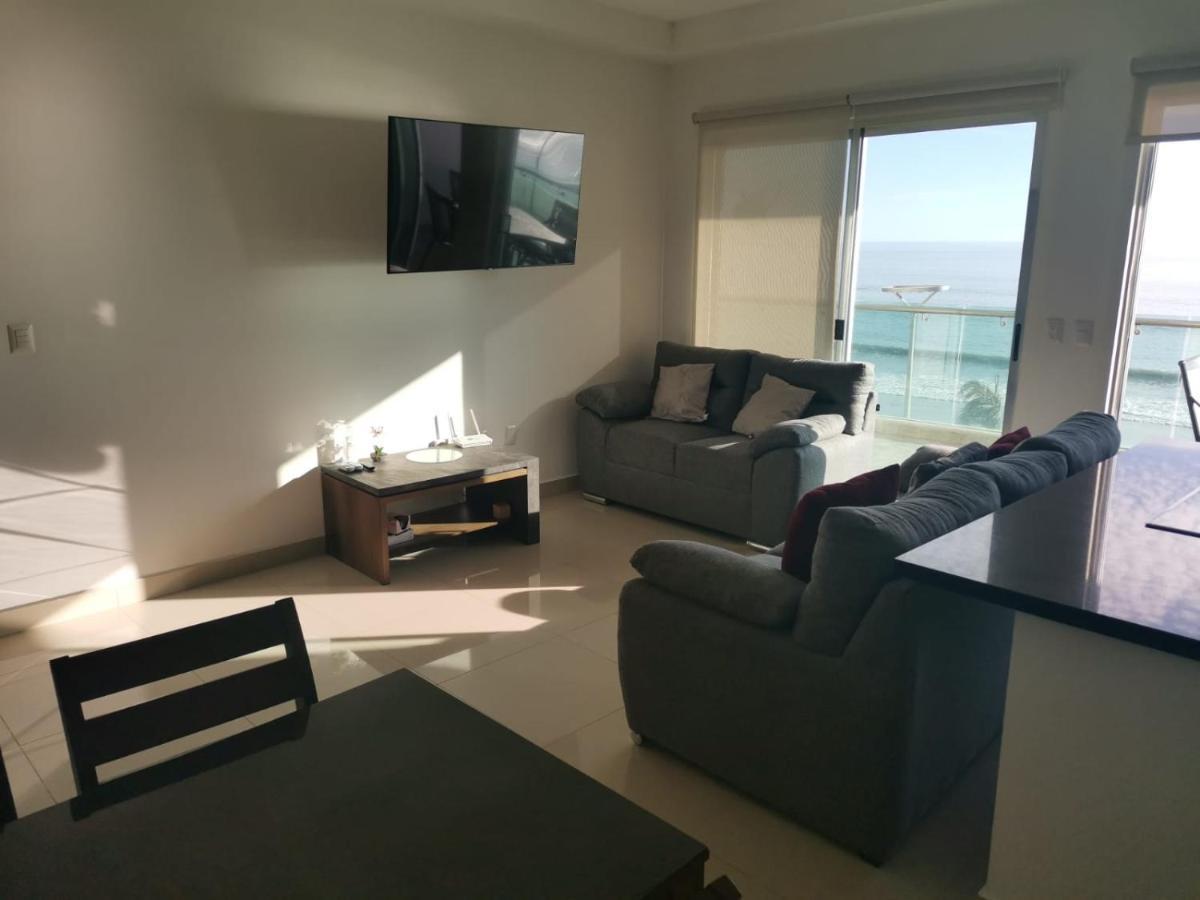 Hermoso Y Moderno Departamento Frente Al Malecon Con Preciosa Vista Al Mar Mazatlán Exteriör bild